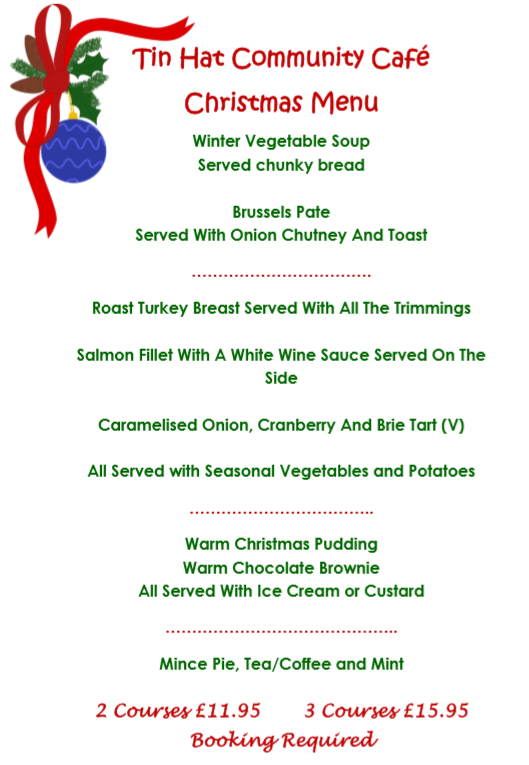 Tin Hat Community Café The Tin Hat Centre